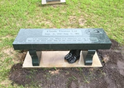 Cemetery Benches - Boots