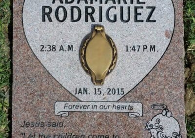 Baby / Infant Grave Markers - Rodriguez