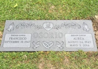 Companion Grave Markers - Osorio
