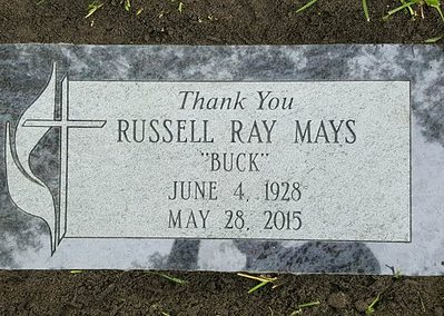 Flat Headstones or Single Grave Markers - Mays