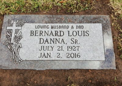 Flat Headstones or Single Grave Markers - Danna