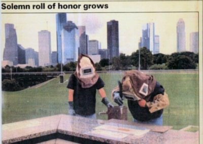 Commercial Stone Work and Statuary - HPD Memorial