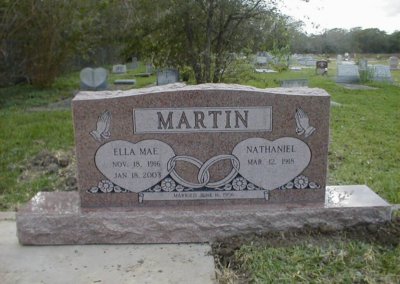 Upright Monuments & Headstones - Martin