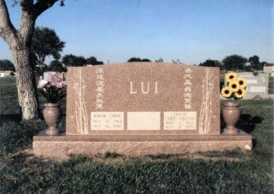 Upright Monuments & Headstones - Lui