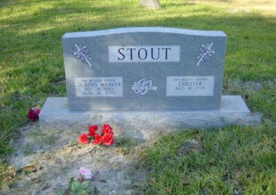 Upright Monuments & Headstones- Stout