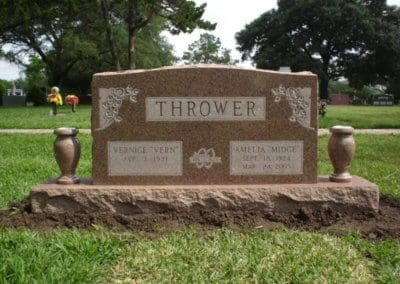 Upright Monuments & Headstones - Thrower