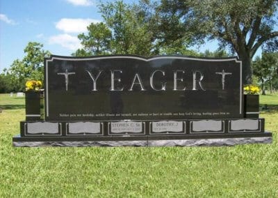 Upright Monuments & Headstones - Yeager