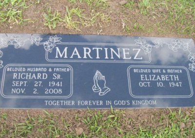 Companion Grave Markers - Martinez