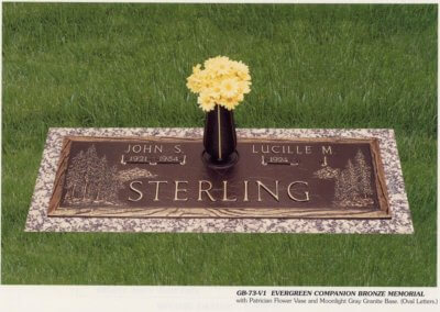 Bronze Grave Markers - Sterling