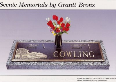 Bronze Grave Markers - Cowling