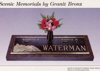 ronze Grave Markers - Waterman