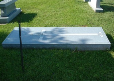 Ledger Grave Markers - Cross