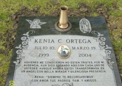 Ledger Grave Markers - Ortega