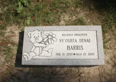 Baby / Infant Grave Markers - Harris