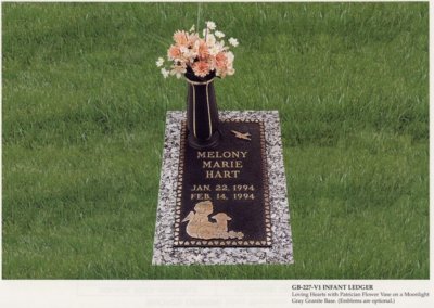 Baby / Infant Grave Markers - Hart