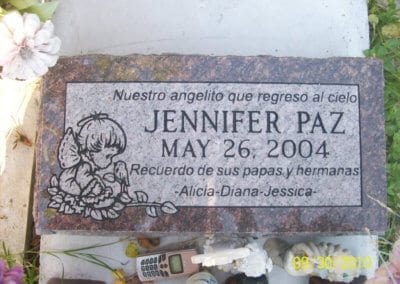 Baby / Infant Grave Markers - Paz