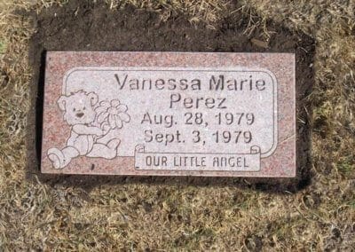 Baby / Infant Grave Markers - Perez