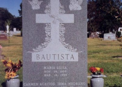 Upright Monuments & Headstones - Bautista