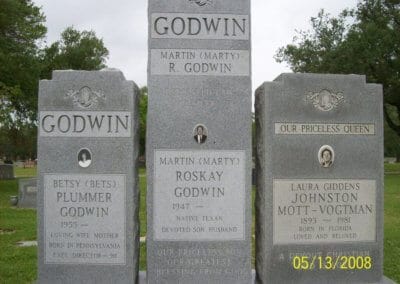 Upright Monuments & Headstones - Godwin