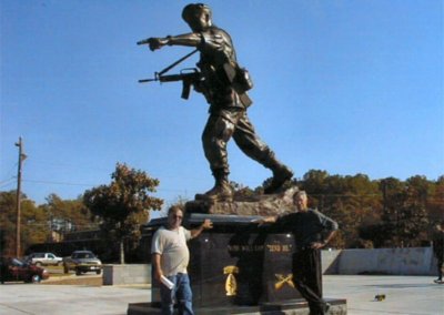 Bronze Statuary - Soldier Memorial