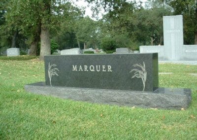 Contemporary Headstones and Monuments - Marquer