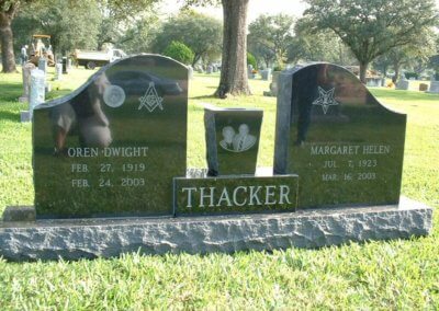 Contemporary Headstones and Monuments - Thacker
