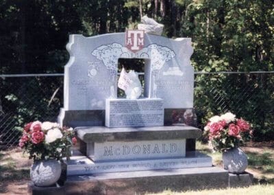 Contemporary Headstones and Monuments - McDonald