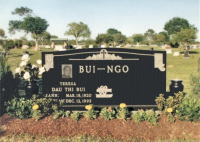 Asian Monuments and Headstones - Bui-Ngo