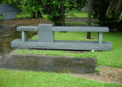 Cemetery Benches - Taylor
