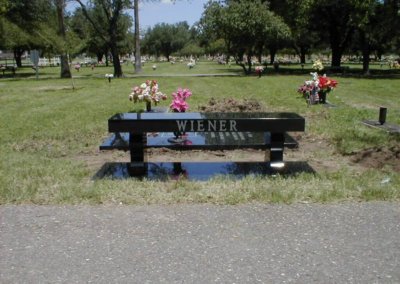 Cemetery Benches - Wiener
