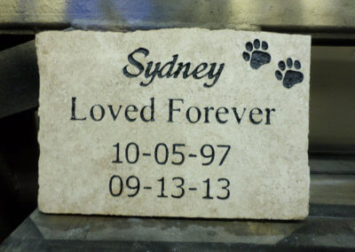 Pet Memorial Stones, Pet Memorials and Pet Headstones - Sydney