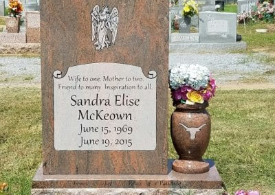 Single Upright Headstones and Single Upright Monuments - McKeown