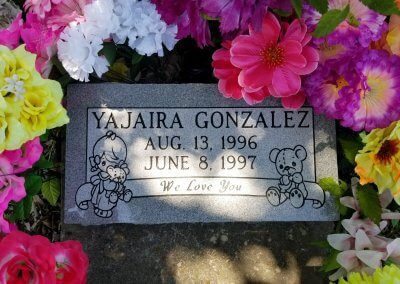 Baby / Infant Grave Markers - Gonzalez