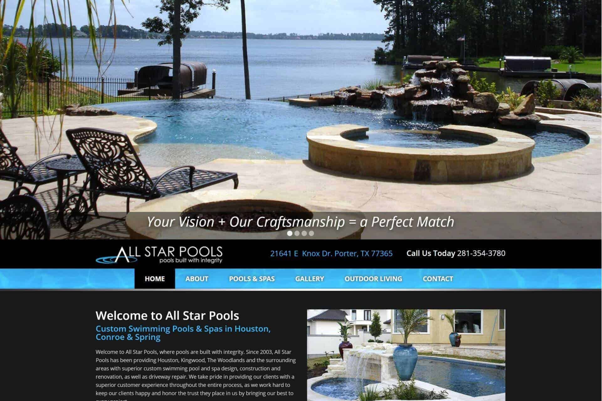 All Star Pools by Schlitzberger and Daughters Monument Co.