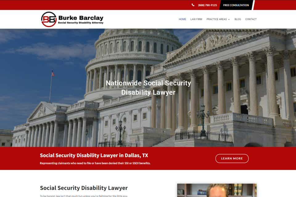 Burke Barclay Social Security Disability Lawyer by Schlitzberger and Daughters Monument Co.